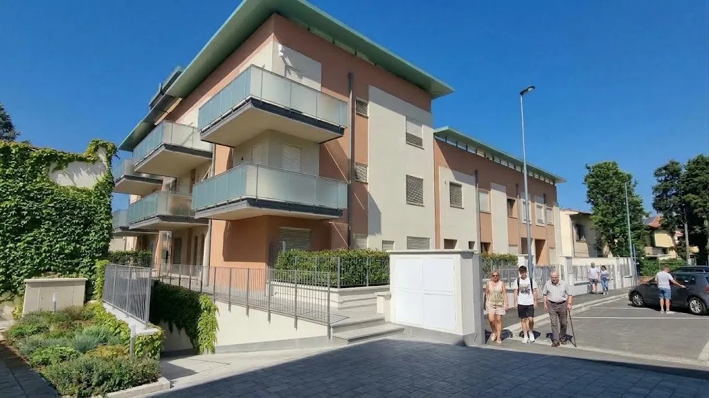 Sesto Fiorentino, via Vannini: l'edificio residenziale dopo l'intervento